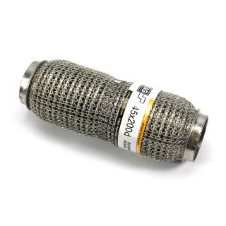 EAG Flexrohr 45 × 250 mm, Edelstahl, zum Einschweißen · Premium (Dumbbell Meshed)