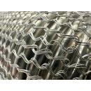 Flexrohr 50 × 200 mm, Dumbbell Meshed, Premium, Edelstahl, zum Einschweißen