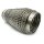 Flexrohr 50 × 200 mm, Dumbbell Meshed, Premium, Edelstahl, zum Einschweißen