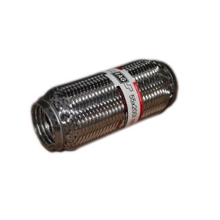 Flexrohr 55 × 200 mm, Interlock, Standard, Edelstahl, zum Einschweißen
