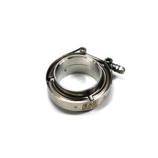 V-Band-Schelle 63 mm, Edelstahl, mit Verbindungsstücken