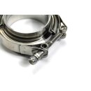 V-Band-Schelle 63 mm, Edelstahl, mit Verbindungsstücken