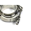 V-Band-Schelle 60 mm, Edelstahl, mit Verbindungsstücken