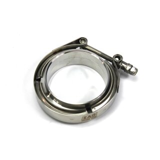 EAG Schelle V-Band 89mm/3,5 Zoll mit Flanschstutzen (Ohne Dichtung)