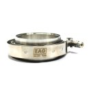 EAG V-Band-Schelle 89 mm, Edelstahl, mit...