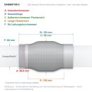 EAG Flexrohr 60 × 150 mm, Edelstahl, zum...