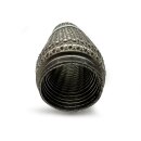 EAG Flexrohr 50 × 230 mm, Edelstahl, zum Einschweißen · Premium (Knitted Meshed)