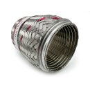 EAG Flexrohr 76 × 150 mm, Edelstahl, zum Einschweißen · Standard (Interlock)