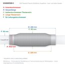 EAG Flexrohr 55 × 280 mm, Edelstahl, zum...