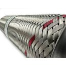 Flexrohr 60 × 280 mm, Inner Braid, Economy, Edelstahl, zum Einschweißen