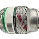 Flexrohr 64 × 120 mm, Inner Braid, Einstieg, Edelstahl, zum Einschweißen