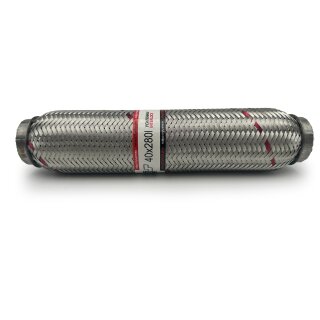 Flexrohr 40 × 280 mm, Interlock, Standard, Edelstahl, zum Einschweißen