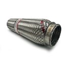 Flexrohr 40 × 280 mm, Interlock, Standard, Edelstahl, zum Einschweißen