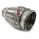 Flexrohr 50 × 220 mm, Interlock, Standard, Edelstahl, zum Einschweißen