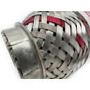 Flexrohr 51 × 190 mm, Interlock, Standard, Edelstahl, zum Einschweißen