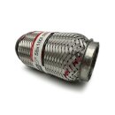 Flexrohr 55 × 160 mm, Interlock, Standard, Edelstahl, zum Einschweißen