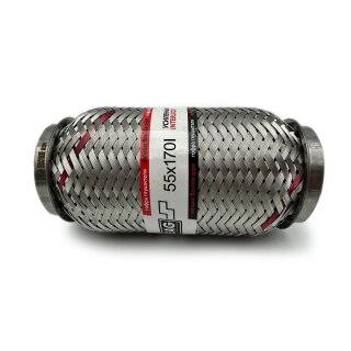 EAG Flexrohr 55 × 170 mm, Edelstahl, zum Einschweißen · Standard (Interlock)