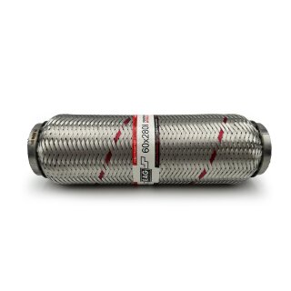 Flexrohr 60 × 280 mm, Interlock, Standard, Edelstahl, zum Einschweißen
