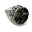 Flexrohr 64 × 250 mm, Interlock, Standard, Edelstahl, zum Einschweißen