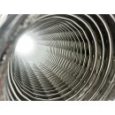 Flexrohr 64 × 250 mm, Interlock, Standard, Edelstahl, zum Einschweißen