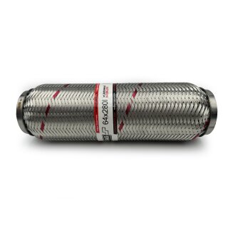 EAG Flexrohr 64 × 280 mm, Edelstahl, zum Einschweißen · Standard (Interlock)