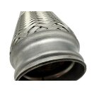 Flexrohr 60 × 220 mm, Inner Braid, Economy, Edelstahl, zum Einschweißen