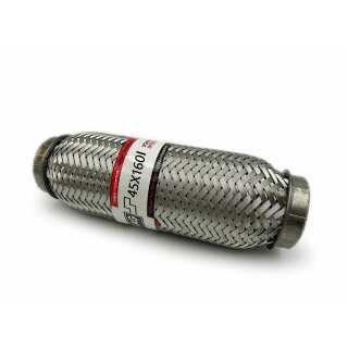 EAG Flexstück Flexrohr (45x160mm) Auspuffrohr - Interlock und Außen-Gewebe