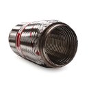 Flexrohr 70 × 200 mm, Interlock, Standard, Edelstahl, zum Einschweißen
