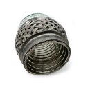 Flexrohr 45 × 100 mm, Meshed & Braided, Hochlast, Edelstahl, zum Einschweißen
