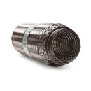 Flexrohr 45 × 200 mm, Meshed & Braided, Hochlast, Edelstahl, zum Einschweißen
