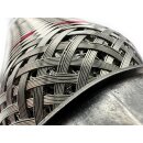 Flexrohr 45 × 250 mm, Meshed & Braided, Hochlast, Edelstahl, zum Einschweißen