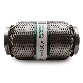 EAG Flexrohr 55 × 150 mm, Edelstahl, zum Einschweißen · Heavy Duty
