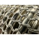 Flexrohr 50 × 120 mm, Knitted Meshed, Premium, Edelstahl, zum Einschweißen