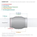 EAG Flexrohr 60 × 120 mm, Edelstahl, zum...
