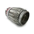 EAG Flexrohr 60 × 120 mm, Edelstahl, zum Einschweißen · Premium (Knitted Meshed)