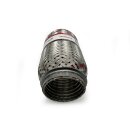 EAG Flexrohr 60 × 120 mm, Edelstahl, zum Einschweißen · Premium (Knitted Meshed)