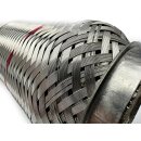 EAG Flexrohr 50 × 230 mm, Edelstahl, zum Einschweißen · Standard (Interlock)