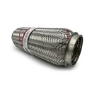EAG Flexrohr 55 × 230 mm, Edelstahl, zum Einschweißen · Standard (Interlock)