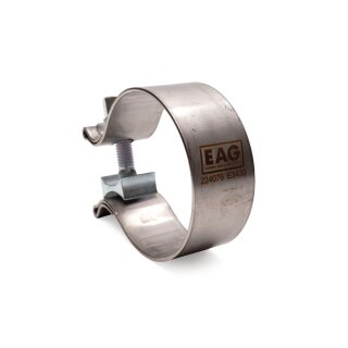 EAG Bandschelle 74-76 mm, Edelstahl