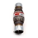 Flexrohr 45 × 200 mm mit Schellen, Interlock, Standard, Edelstahl