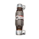 Flexrohr 45 × 250 mm mit Schellen, Interlock, Standard, Edelstahl