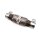 Flexrohr 45 × 250 mm mit Schellen, Interlock, Standard, Edelstahl