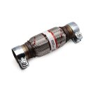 Flexrohr 51 × 250 mm mit Schellen, Interlock, Standard, Edelstahl