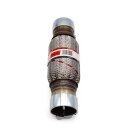 Flexrohr 51 × 250 mm mit Schellen, Interlock, Standard, Edelstahl