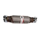 Flexrohr 51 × 300 mm mit Schellen, Interlock, Standard, Edelstahl