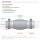 Flexrohr 60 × 250 mm mit Schellen, Interlock, Standard, Edelstahl