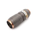 Flexrohr 64 × 230 mm, Dumbbell Meshed, Premium, Edelstahl, zum Einschweißen
